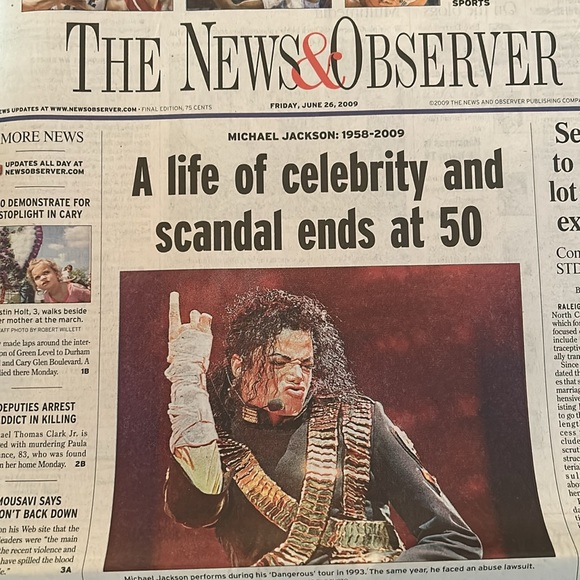 People Magazine - The Talent and Tragedy - Michael Jackson - Picture 8 of 9